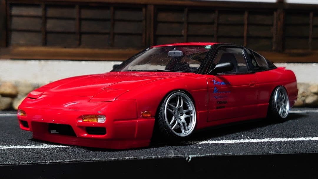 1/24 アオシマ 180sx 完成品 1/24 NISSAN RPS13 180SX TYPE X '96｜AOSHIMA｜English