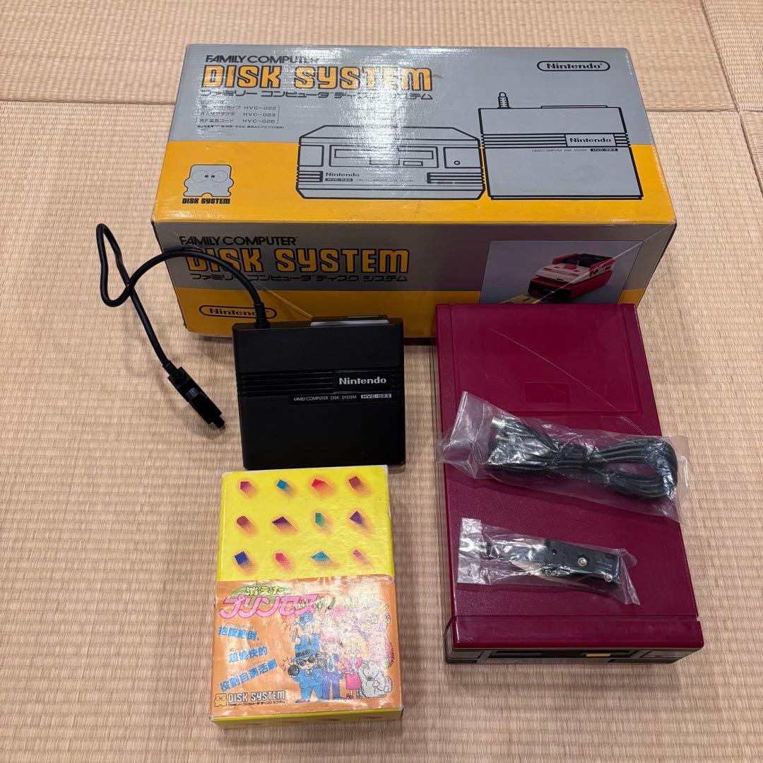 ファミコン ディスクシステム本体 セット 消えたプリンセス（テープ付