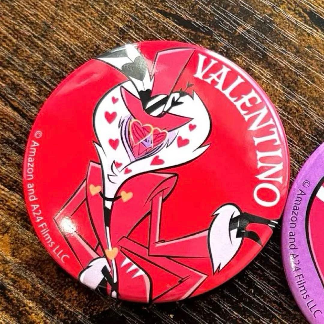 ハズビンホテル ヴェルベット ヴァレンティノ 缶バッジ - メルカリ