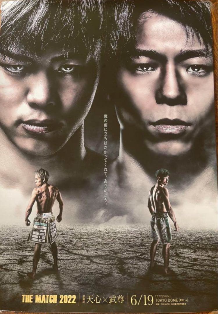 THE MATCH 2022 ポスター 那須川天心 武尊 - メルカリ