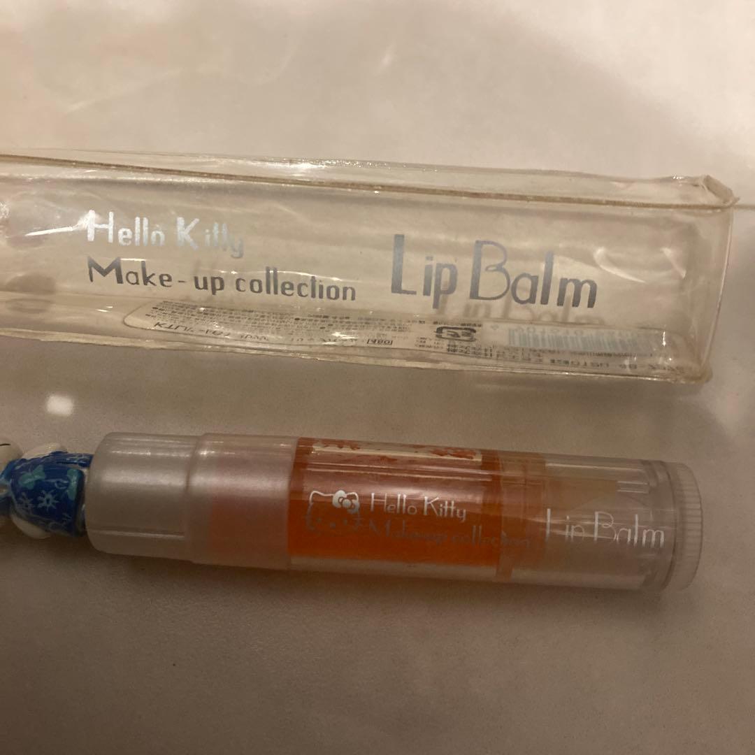 レトロ《2002年 ハローキティ リップバーム》当時物 コスメ☆オレンジ