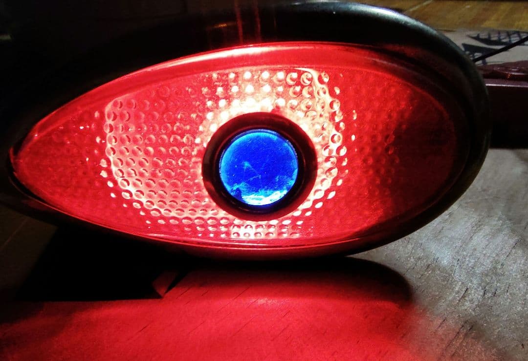 当時物☆希少ビンテージ☆ブルードットテールランプ・ラスト一点限り