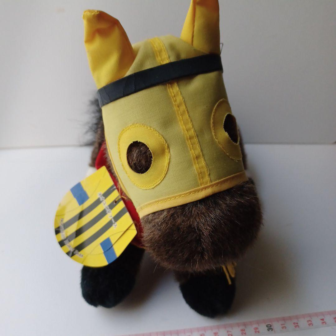 日本ダービー ネオユニヴァース 馬 ぬいぐるみ 競馬 当時物