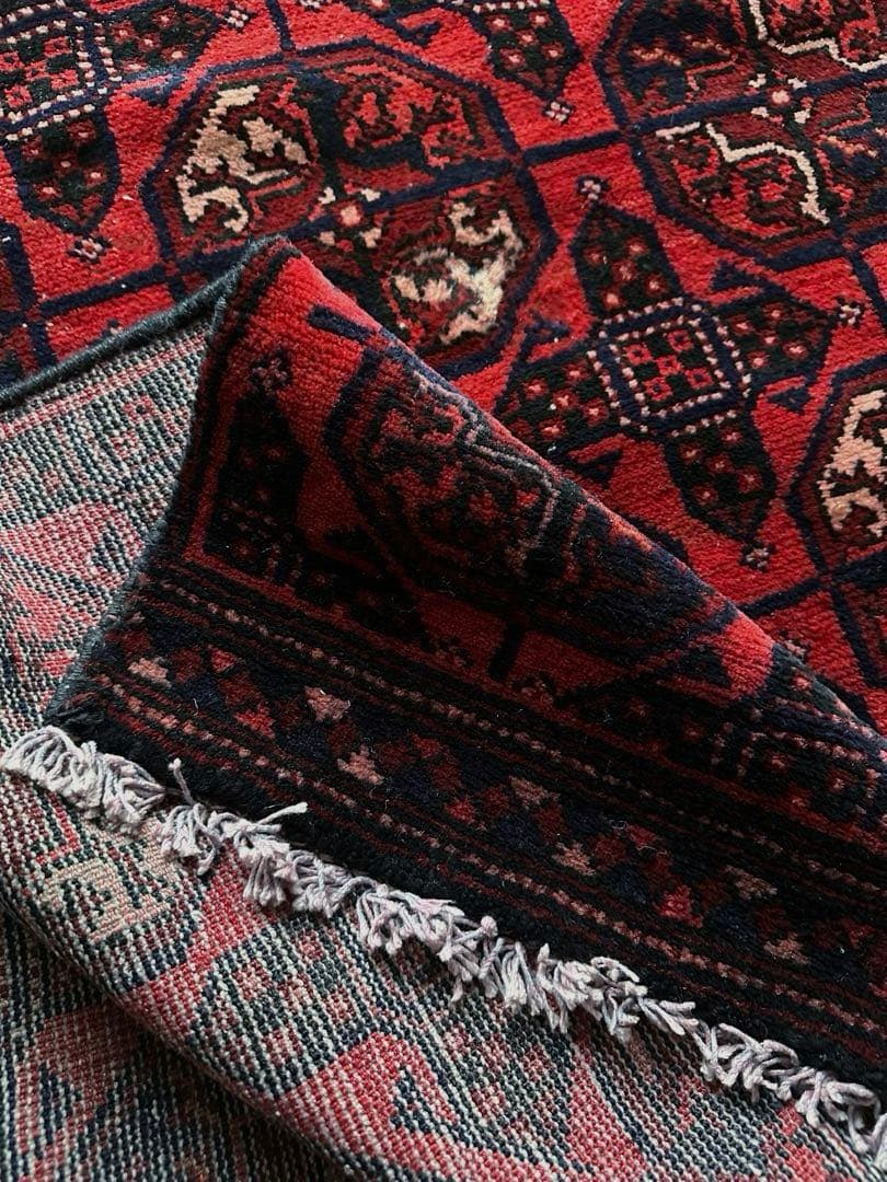 242×142 大判 ヴィンテージラグ トルクメンラグ - メルカリ