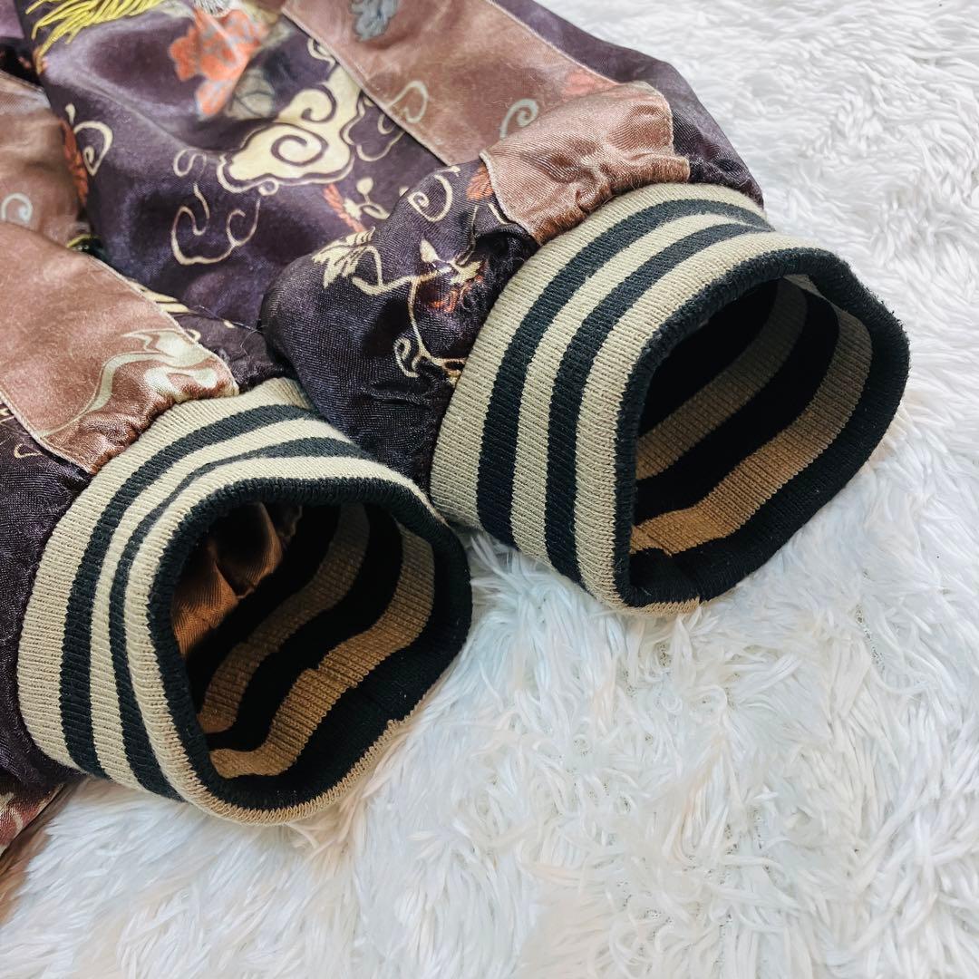 ZARA WOMAN スカジャン リバーシブル 刺繍 龍 虎 M