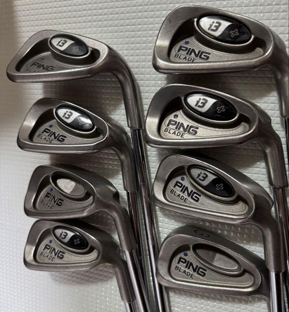 ピン PING i3+ BLADE アイアン 3-W8本セット 寶TIS-008 PING アイアン