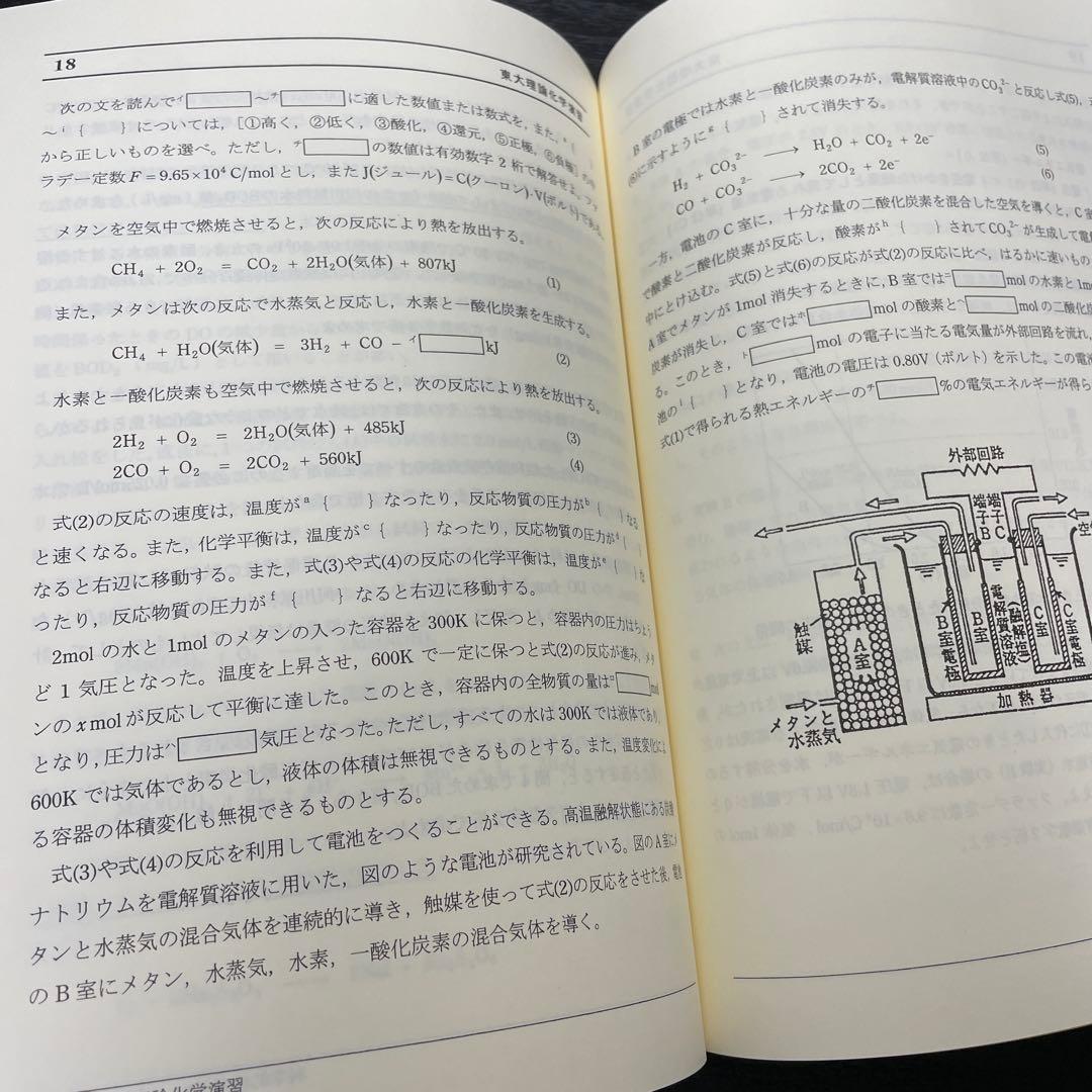 SEG 東大化学 冬季講習 一式 解答付き