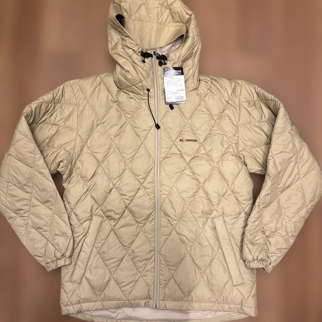 Moonstone ベージュ　キルティングダウンジャケット　未使用　M 00's Moonstone ベージュ キルティングダウンジャケット 未使用 M 00's