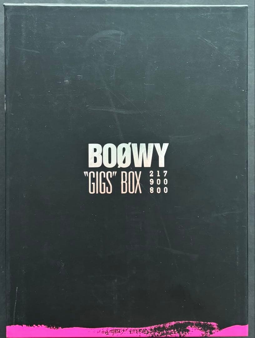 BOOWY “GIGS”BOX DVD8枚ボックス