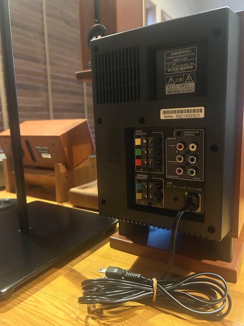 BASE-V15X 5.1chと AS-75Hと ハンドメイドスピーカースタンド - メルカリ