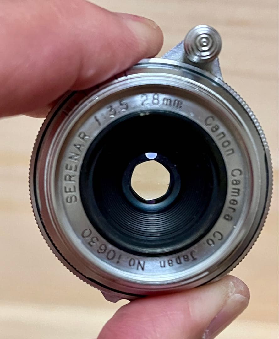 Canon Serenar 28mm レンズ 外付けファインダー付き - メルカリ