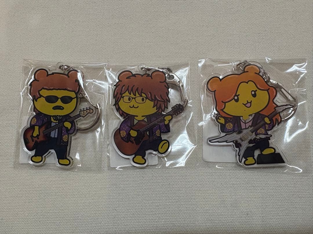 THE ALFEE 展 秩父バージョン ポテくまくん キーホルダー 3種セット