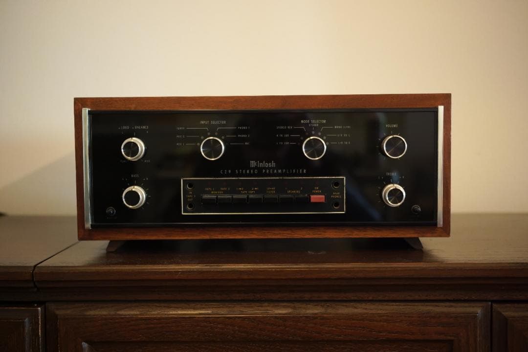 McIntosh C29 ステレオプリアンプ McIntosh C29 Vintage Preamplifier