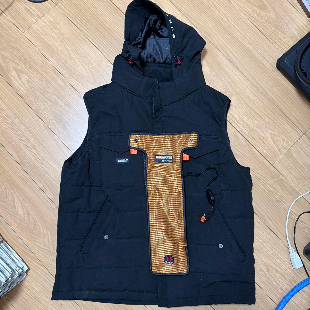 BURTLE 防寒ベスト　5054 秋冬用 ブラック ・サーモクラフトTC500 楽天市場】バートル 5054 防寒ベスト （ユニセックス） BURTLE サーモ