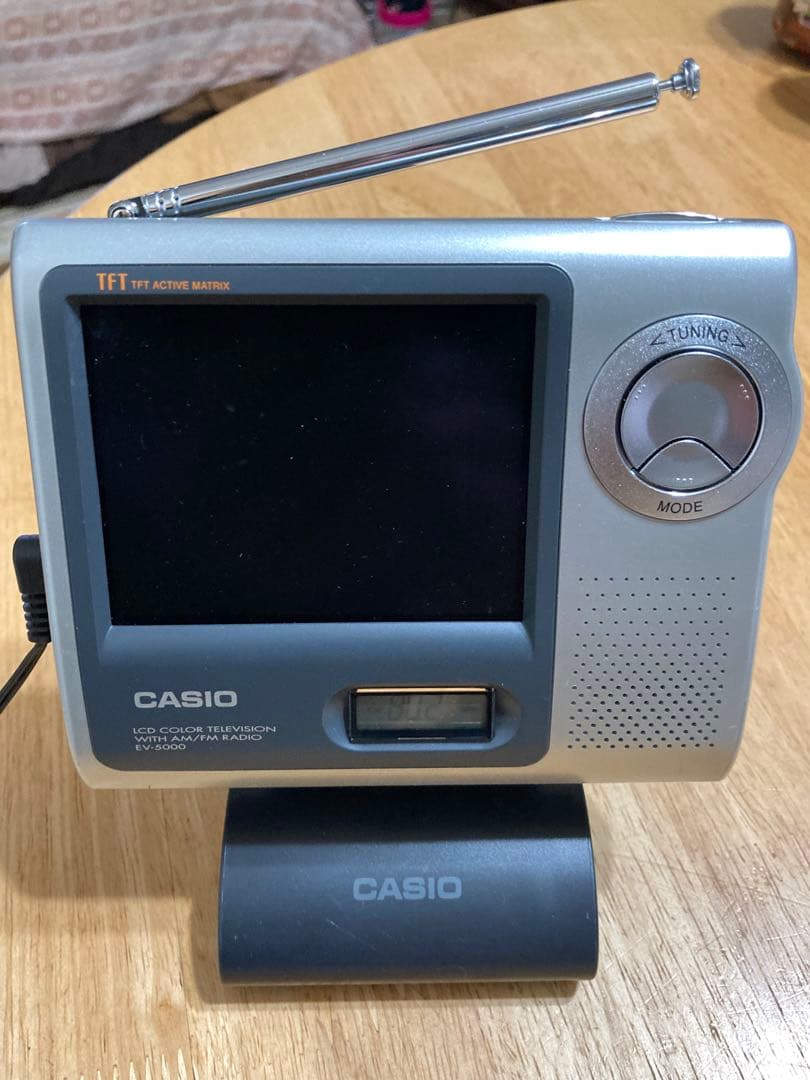 CASIO EV-5000 AM・FMラジオ内蔵 液晶カラーテレビ - メルカリ