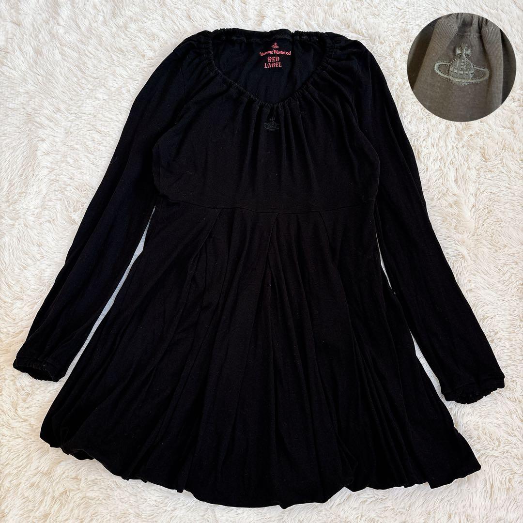 ヴィヴィアンウエストウッド 裾バルーン ワンピース　オーブ刺繍　バックリボン 楽天市場】Vivienne Westwood Red Label(ヴィヴィアンウエストウッド