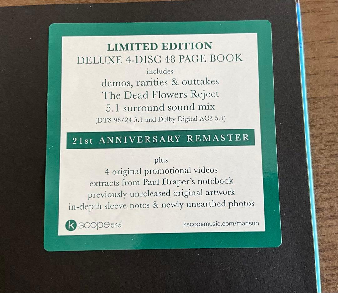 限定盤 Mansun SIX DELUXE EDITION 3CD+DVD