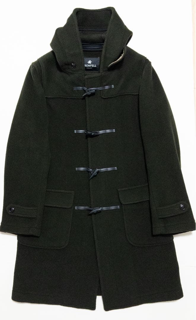 GRENFELL グレンフェル ダッフルコート 38 グリーン イングランド製 楽天市場】GRENFELL / グレンフェル | ウールブレンド ダッフルコート