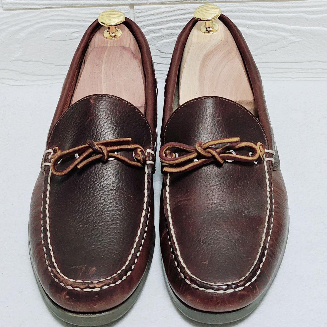 美品♥L.L.Bean エルエルビーン【27.0】デッキシューズ 革靴 本革
