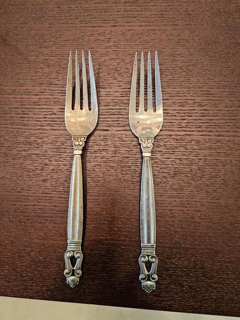   ジョージジェンセンACORN フォーク 2本セット ジョージジェンセン エコーンACORN ディナーフォーク ナイフ セット