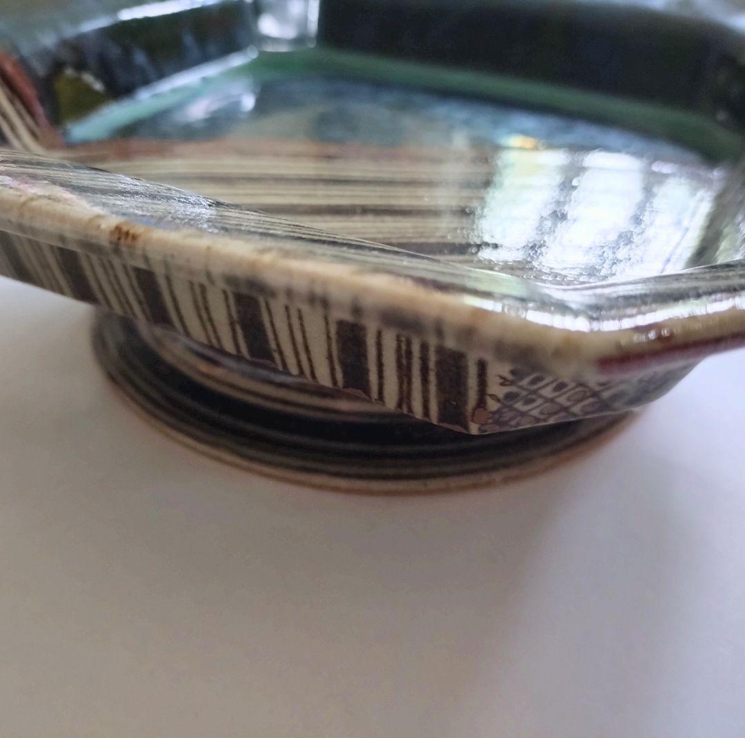 織部焼 作家 北野耕司 高台皿 - メルカリ