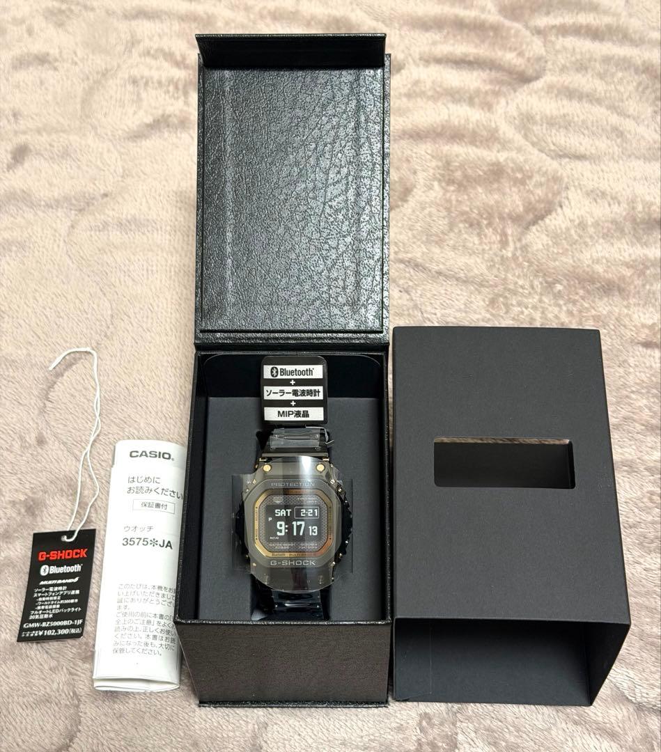 G-SHOCK GMW-BZ5000BD-1JF プライスタグ、保護フィルム付き - メルカリ