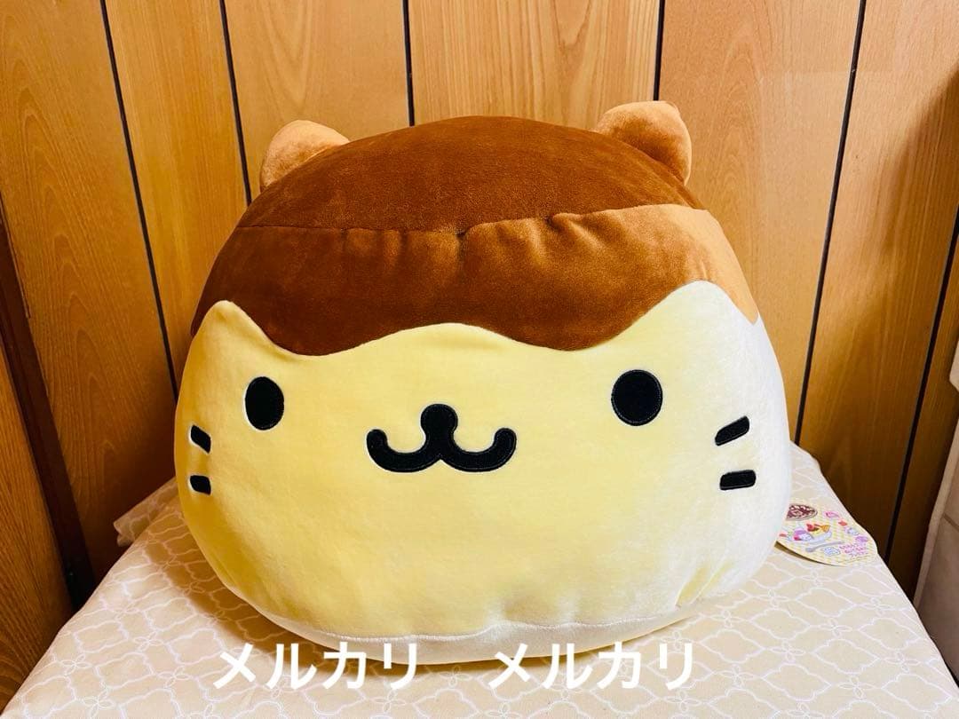にゃんにゃんにゃんこ にゃんこ カフェ もちもちプリンぬいぐるみXL