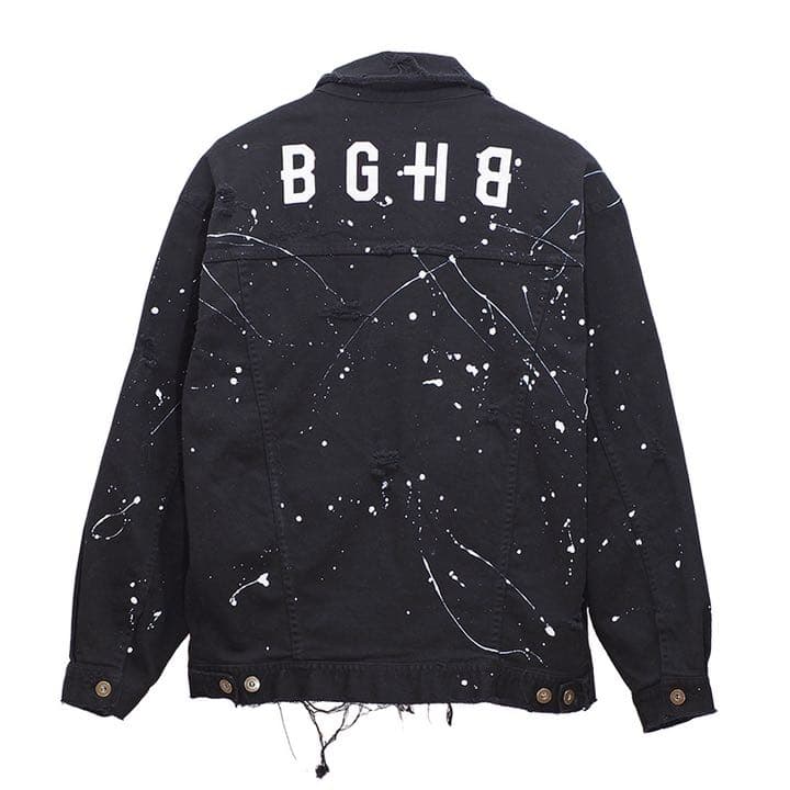 バガーチ/BAGARCH/AK-69/BLK PAINT DENIM JKT - メルカリ