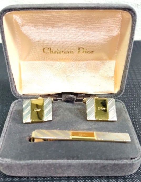 Christian Dior【未使用品】 ディオール カフスとタイピンセット