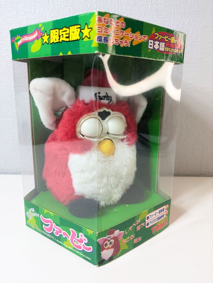 ☆未使用品 希少商品 TOMY 初代 ファービー クリスマス 限定版 日本語