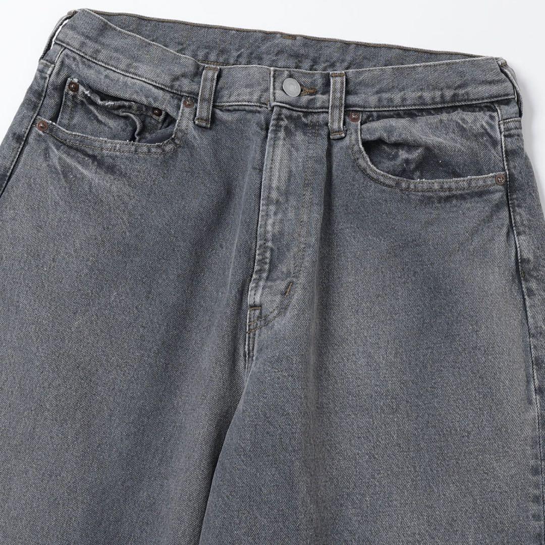 目立った傷や汚れなし】A.PRESSE 25aw グレーデニムパンツ - メルカリ