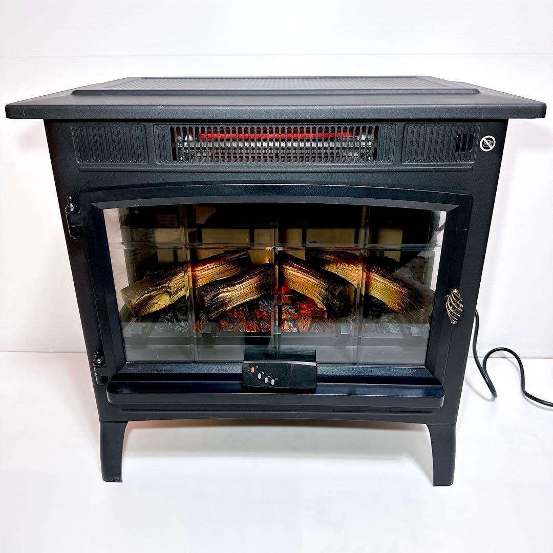 QVC 暖炉型ヒーター DFI-5010-01 速暖 デュラフレーム 送料無料 - メルカリ