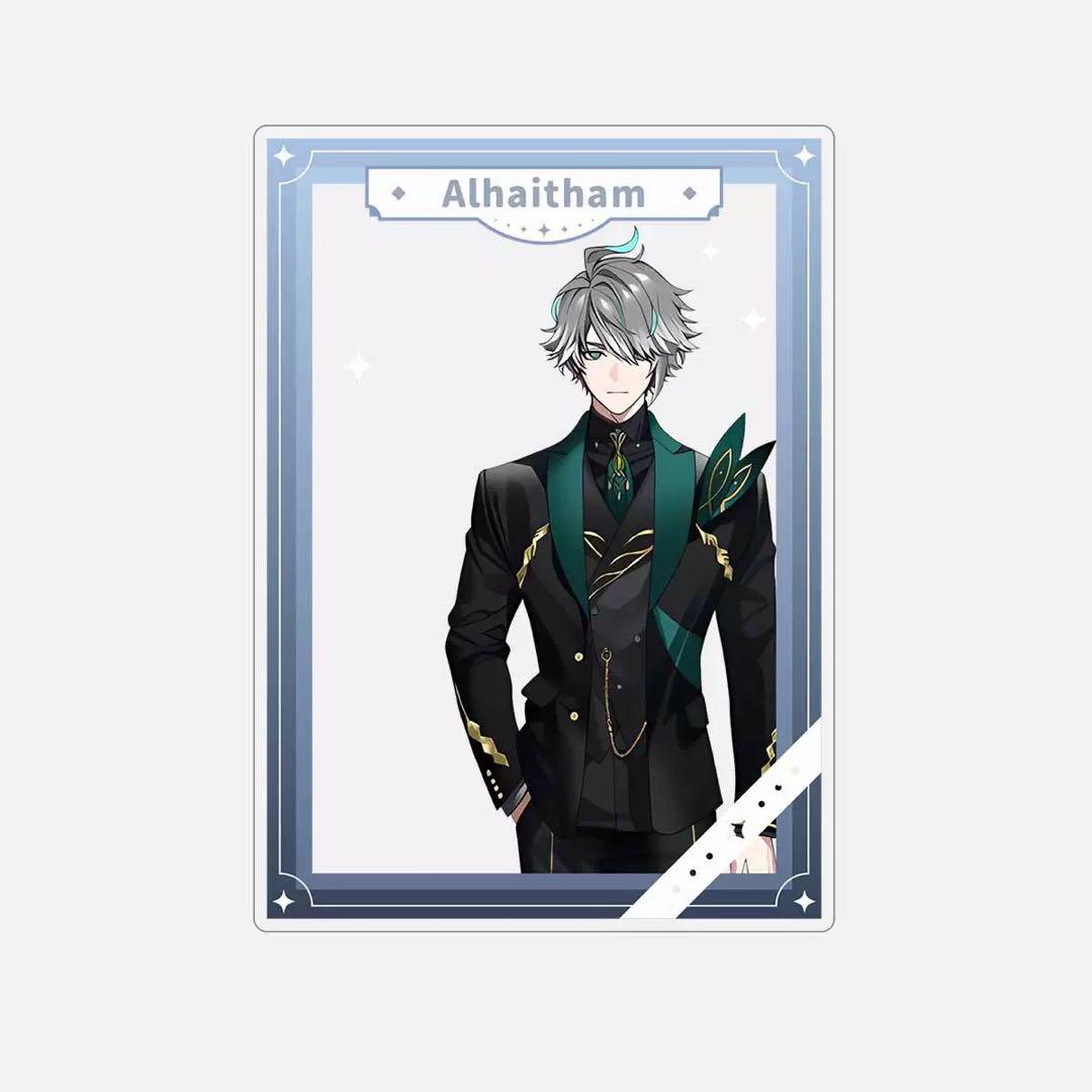 原神】アルハイゼン スーツVer. キャラカード｜公式風デザイン