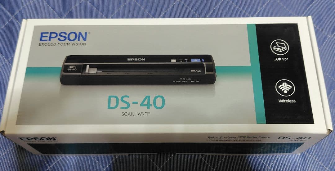 EPSON モバイルスキャナー DS-40 ASCII.jp：Wi-Fiでスマホにデータ転送、 乾電池駆動のモバイル