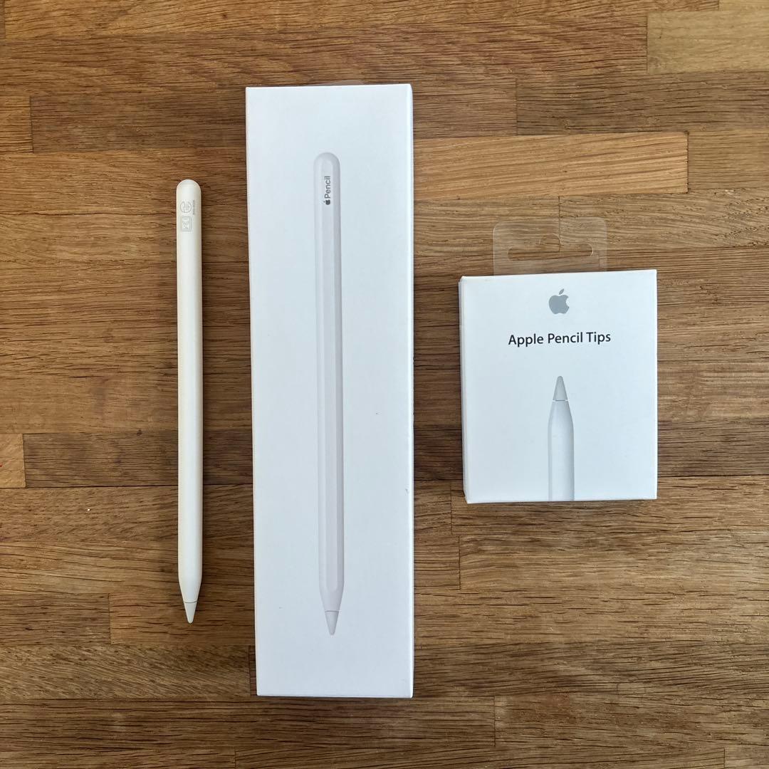 純正　Apple Pencil 第2世代とPencil Tips セット Amazon.co.jp: Apple Pencil チップ 第2世代/第1世代 Apple Pencil