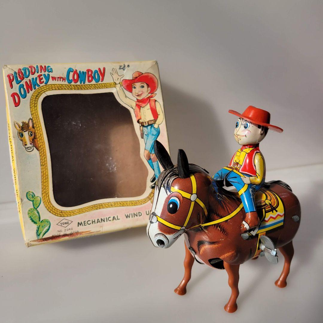 【日本製】　希少　1960年代　ブリキ　カウボーイ　ヴィンテージ Yahoo!オークション -ブリキ(ビンテージ)の落札相場・落札価格