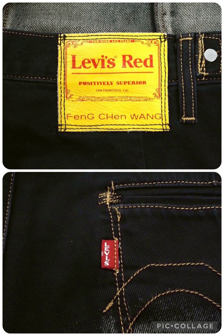 Feng Chen Wang リーバイスレッド ジーンズ W32 L30 美品 - メルカリ