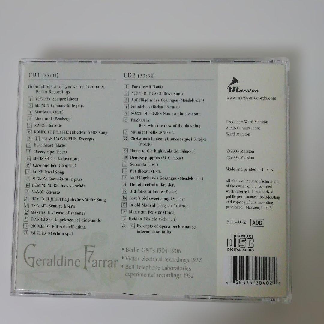ジェラルディン・ファーラー Geraldine farrar 1904-32 - メルカリ