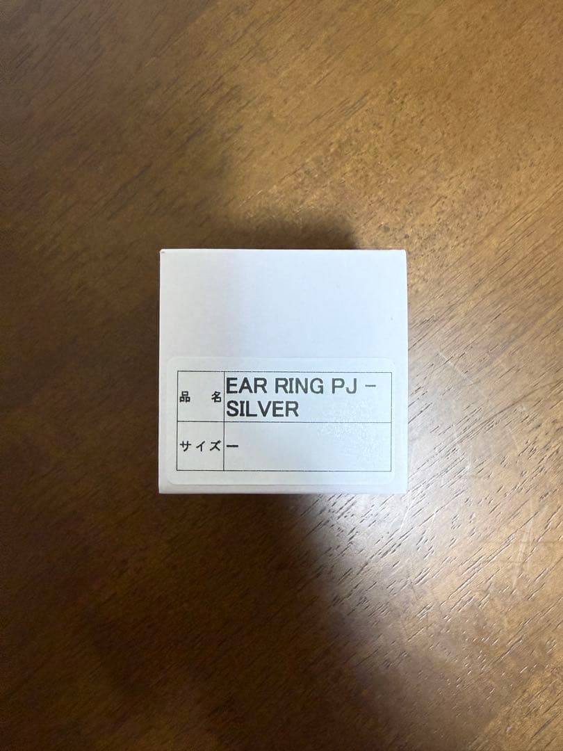 pointless journey EAR RING PJ - SILVER