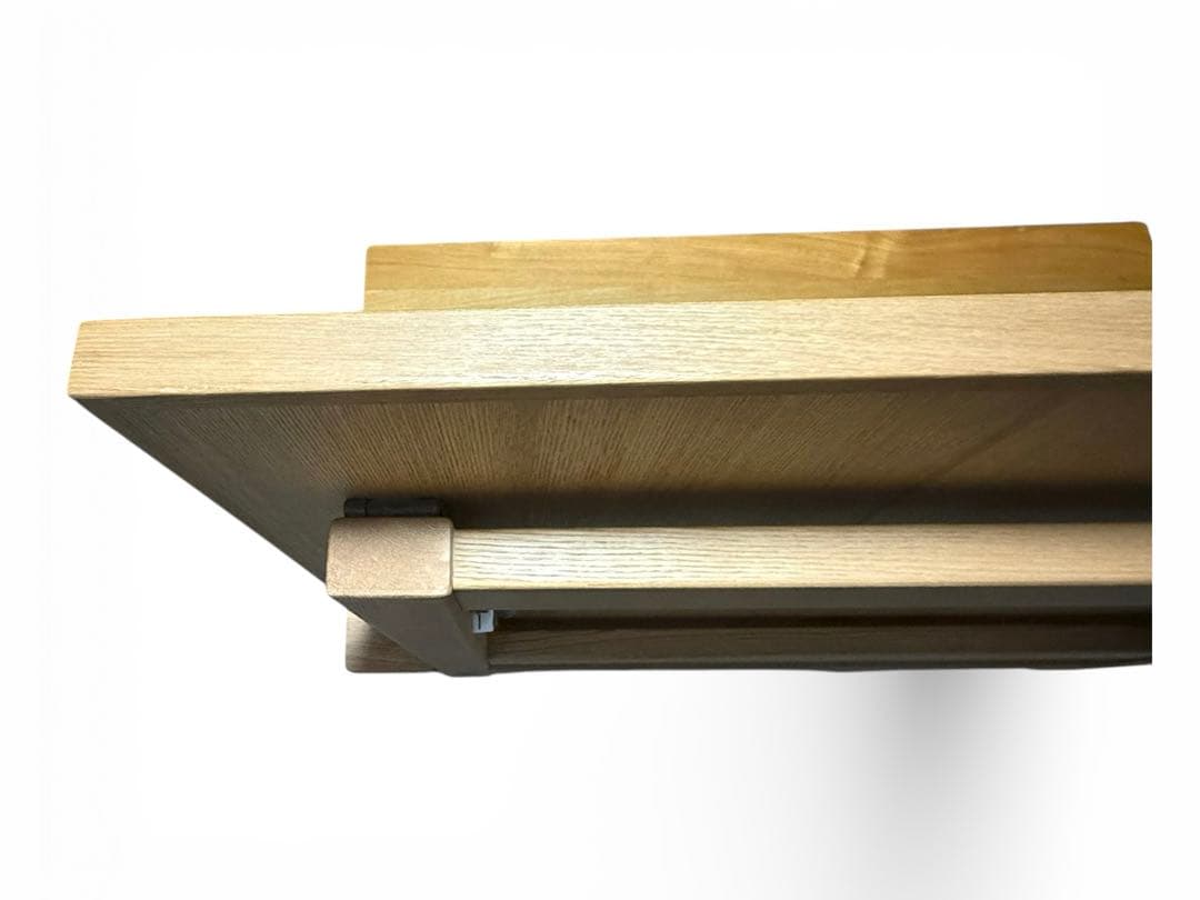 無印良品】ドレッサーテーブル 天然木タモ材 鏡付き シンプルデザイン