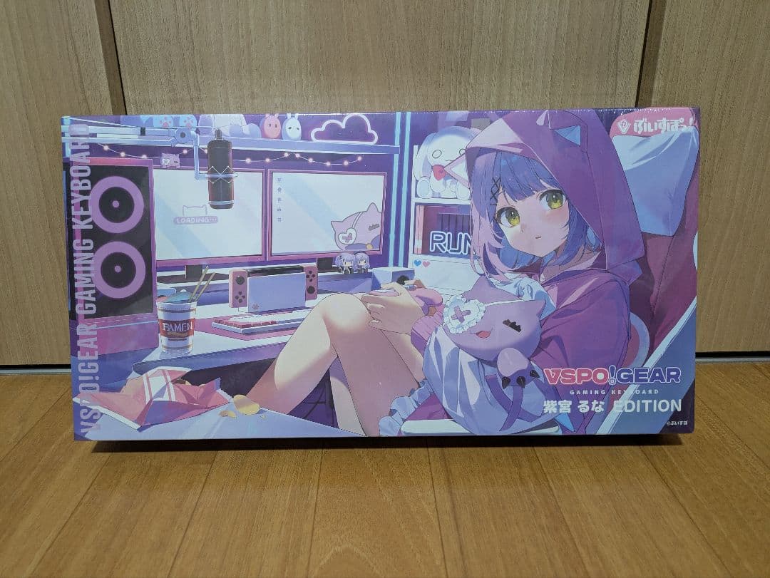 VSPO! GEAR ゲーミングキーボード 第1弾 紫宮るな 新品未使用 ぶいすぽっ！初の公式ブランド「VSPO! GEAR」から、本格的なゲーミング