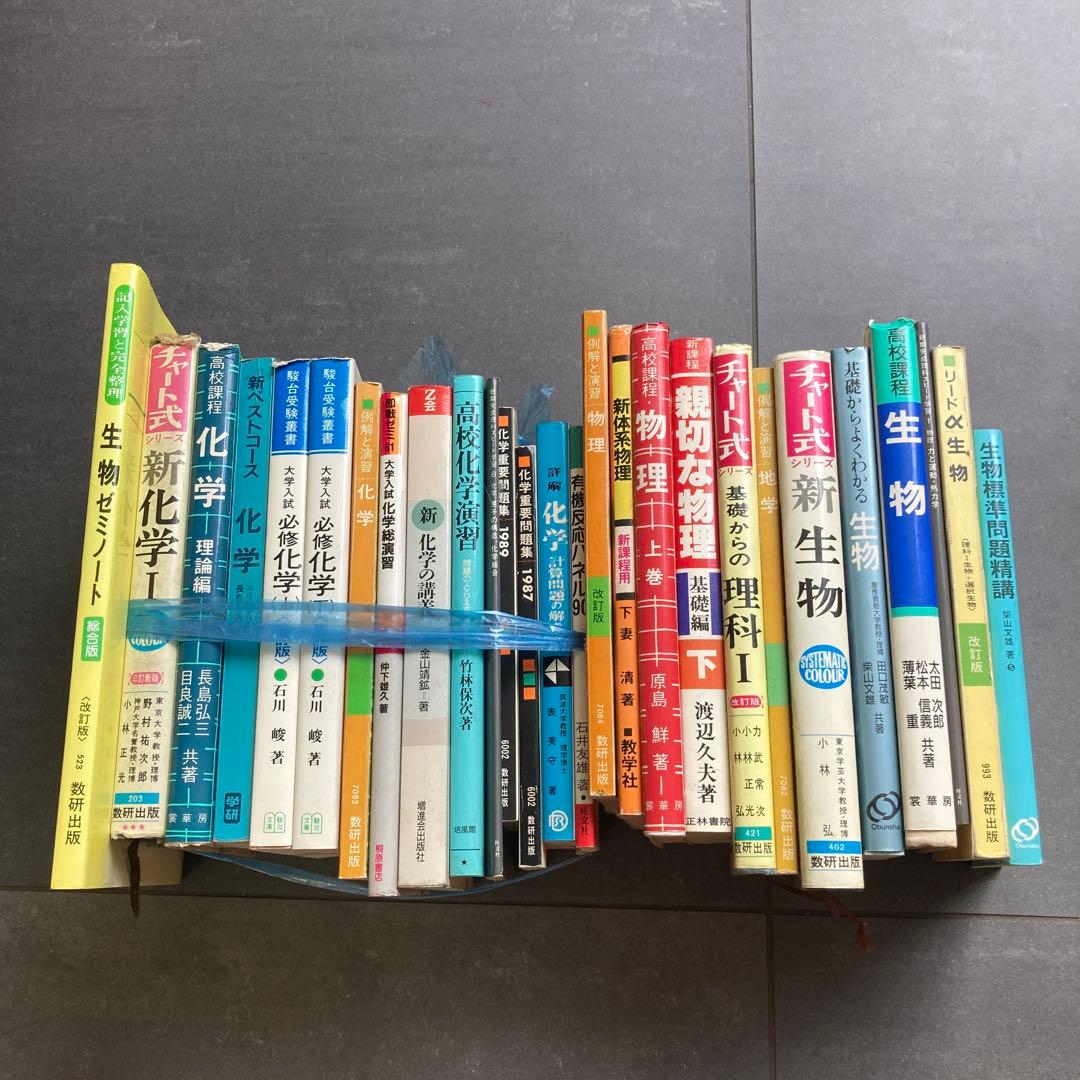 生物 化学 物理 高校生 参考書 教科書 まとめ 80年代 数研出版 旺文社