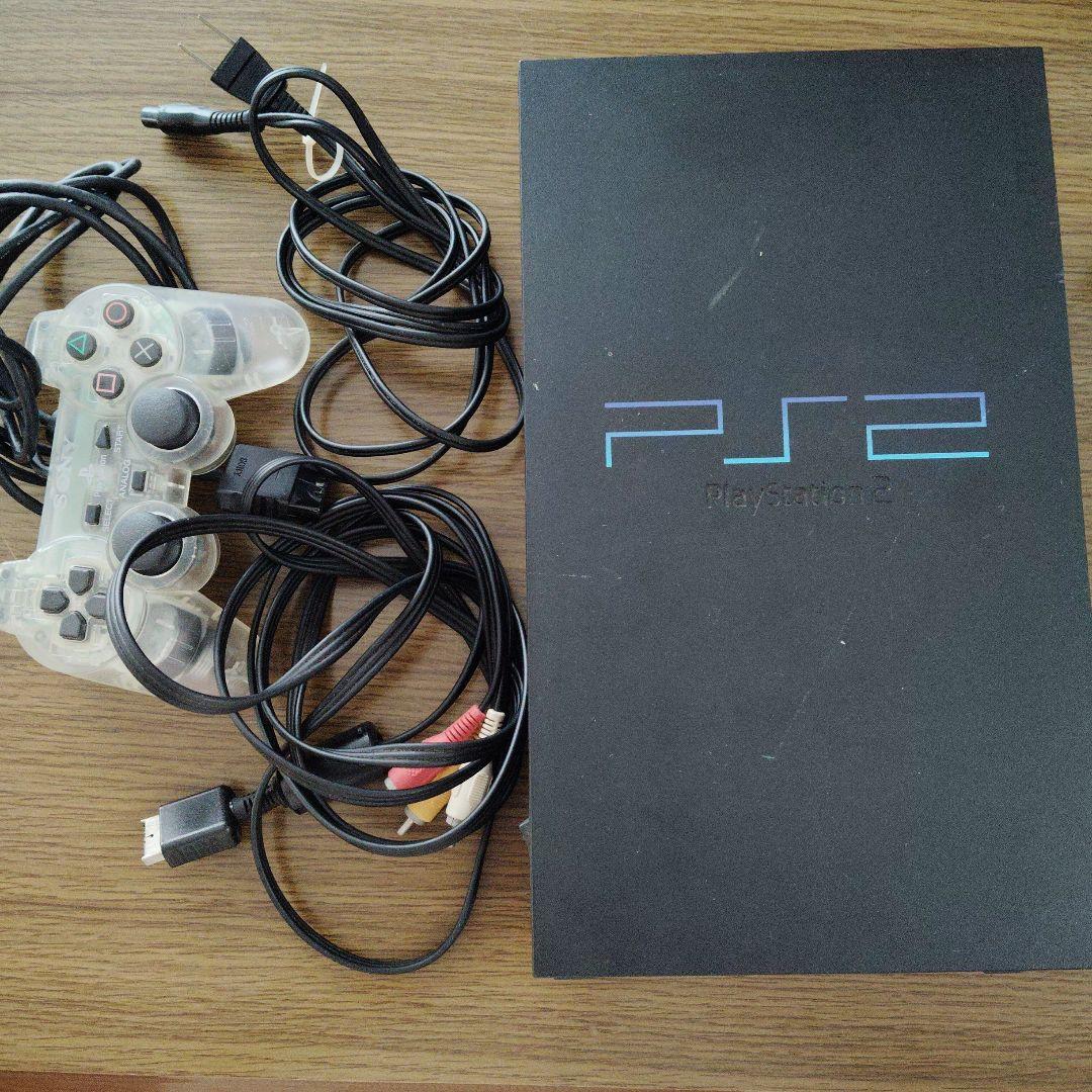 ジャンク』PlayStation 2 本体 + コントローラー + ケーブル - メルカリ