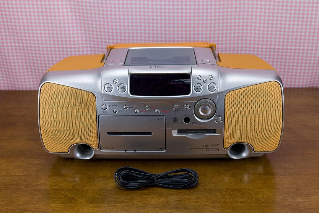 KENWOOD ケンウッド CD/MDラジカセ MDX-E3 イエロー - メルカリ