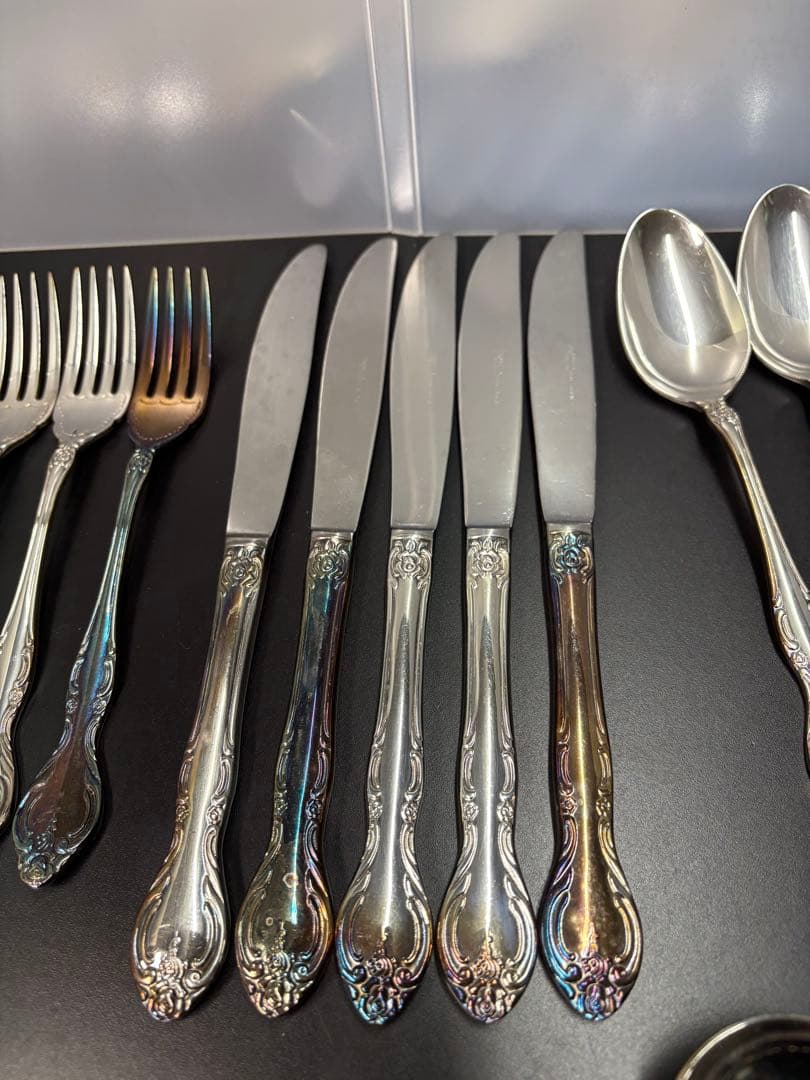 LUCKY WOOD オルレアン カトラリーセット lucky silver - メルカリ