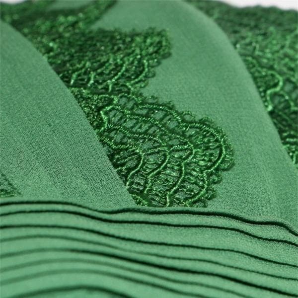 セルフポートレイト ワンピース シフォン レース グリーン UK8 未使用