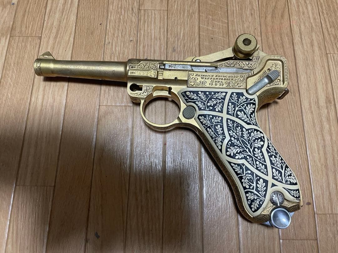 ACGモデルガン　ルガーP08 ゲーリングルガー ACG ゴールド ルガー P08 ゲーリングルガー モデルガン 0201-013