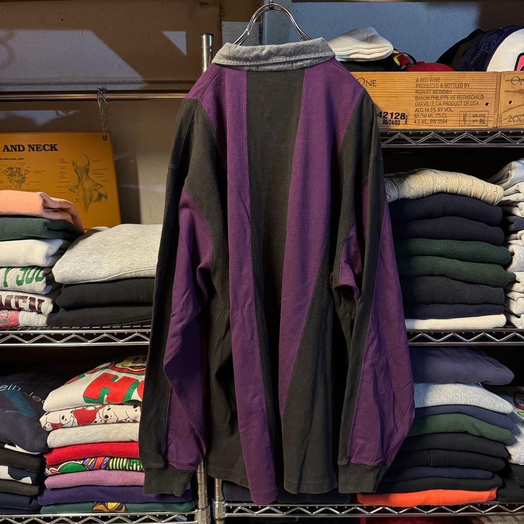 90s POLO by Ralph Lauren ラガーシャツ 太縦ストライプ - メルカリ