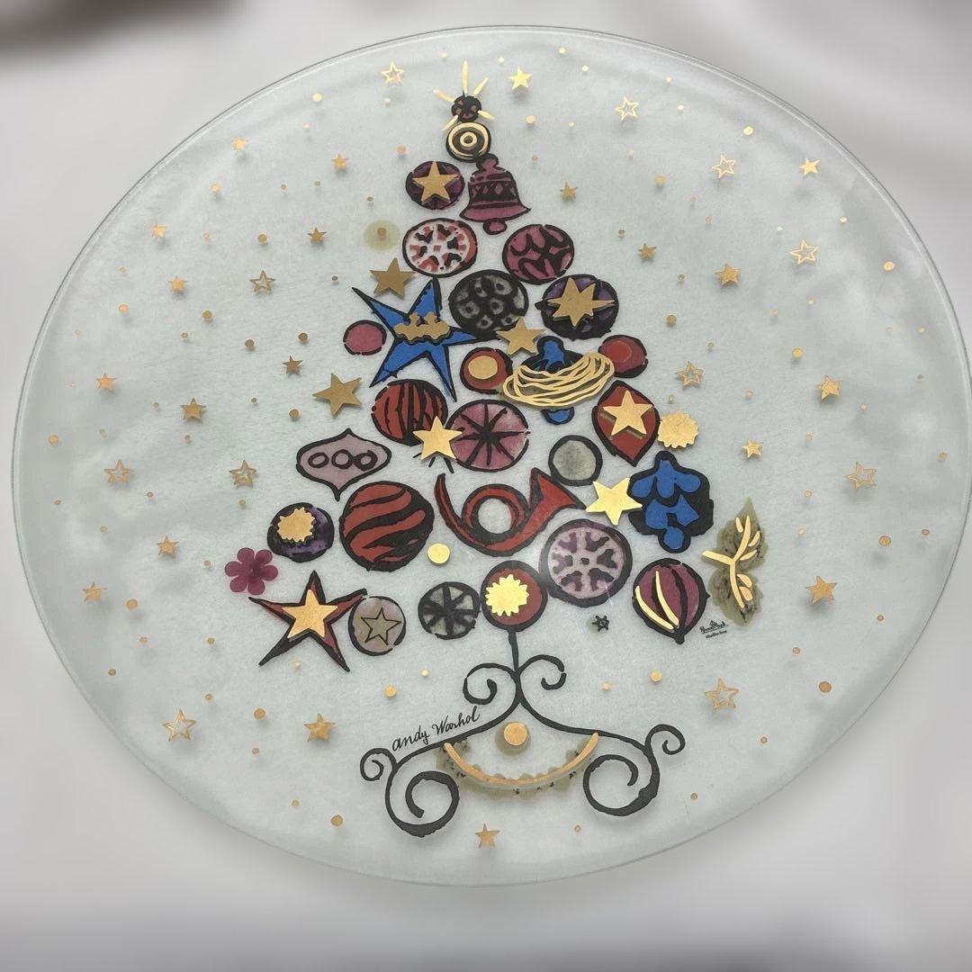 ローゼンタール アンディーウォーホル 希少大型クリスマスプレート