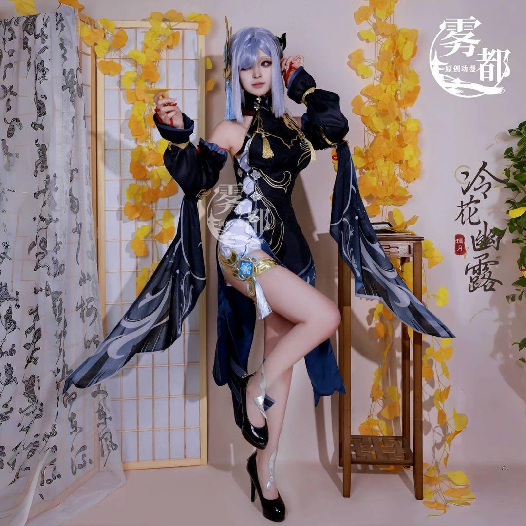 新品 原神 申鶴 海灯祭 コスプレ衣装※ウィッグ 靴追加可 - メルカリ